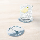 Dockyard Crane Ronde Kartonnen Onderzetter (Insitu)