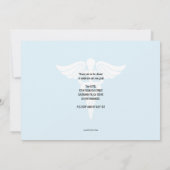 Docteur à la maison Invitation de graduation Médic (Dos)