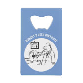 Docteur avec dessin animé stéthoscope. (Devant)