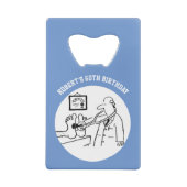 Docteur avec dessin animé stéthoscope. (Dos)
