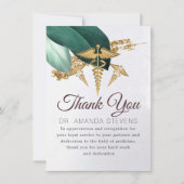 Docteur Botanique Élégant | Carte de remerciements (Devant)