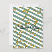 Docteur | Carte de remerciements infirmière (Dos)