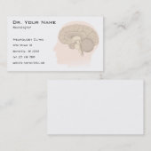 Docteur carte de visite de neurologue ou de (Devant / Derrière)