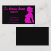Docteur carte de visite d'OBGYN (Devant / Derrière)