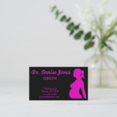 Docteur carte de visite d'OBGYN (Debout devant)