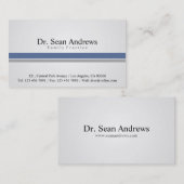 Docteur - Cartes de visite (Devant / Derrière)