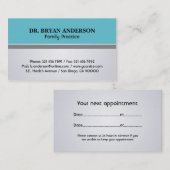 Docteur - Cartes de visite (Devant / Derrière)