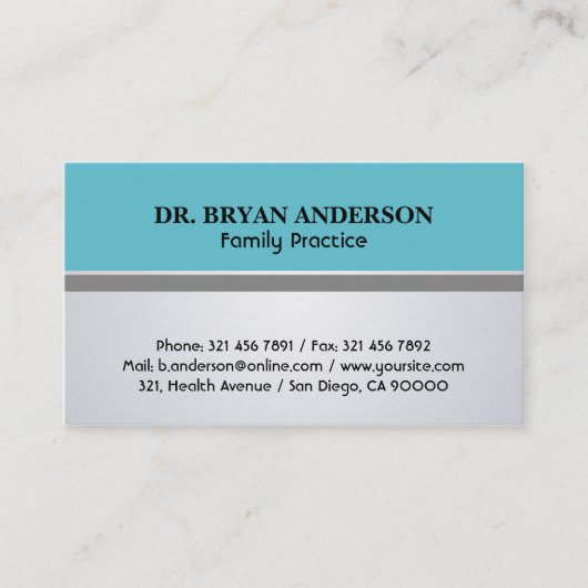 Docteur - Cartes de visite (Devant)