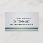 Docteur - cartes de visite (Dos)