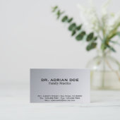 Docteur - cartes de visite (Debout devant)