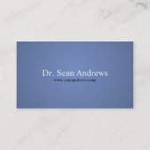 Docteur - cartes de visite (Dos)