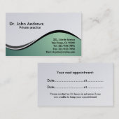 Docteur - cartes de visite (Devant / Derrière)