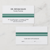 Docteur - cartes de visite (Devant / Derrière)