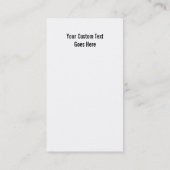 Docteur cartes de visite de chiroprakteur de logo (Dos)