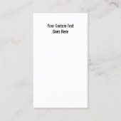 Docteur cartes de visite de chiroprakteur de logo (Dos)