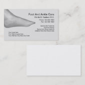 Docteur cartes de visite de pied et de cheville (Devant / Derrière)
