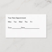 Docteur Classique Médicale Cartes de visite de ren (Dos)