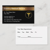 Docteur Classique Médicale Cartes de visite de ren (Devant / Derrière)