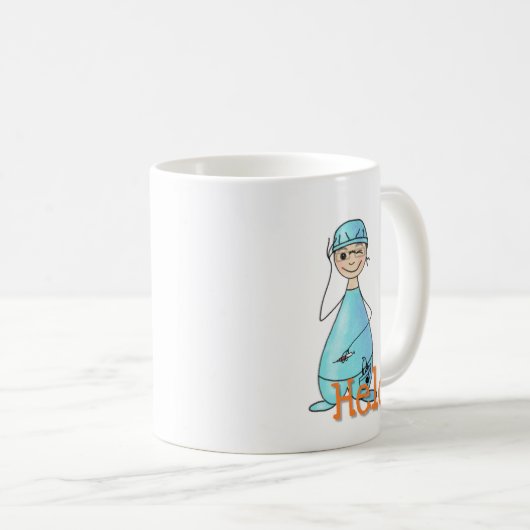 Docteur Doc Tasse Mug Held Point (Devant droit)