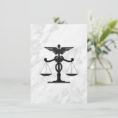 Docteur et avocat Faire-part de mariage (Debout devant)