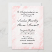 Docteur et avocat Faire-part de mariage rose (Dos)