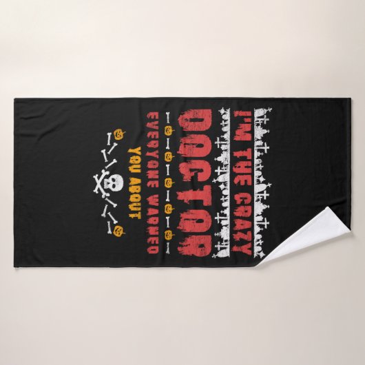 Docteur Halloween (Serviette de bain)
