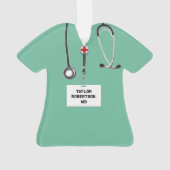 Docteur Holiday Ornement cadeau (dos)