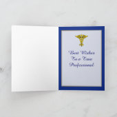 Docteur MD Carte d'anniversaire personnalisée (Intérieur)