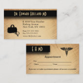 Docteur / Médicale avec zone de rendez-vous sur le (Devant / Derrière)