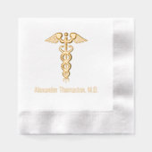 Docteur Médicale Caduceus Nom professionnel (Recto)