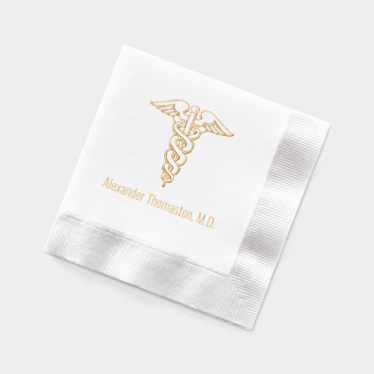 Docteur Médicale Caduceus Nom professionnel (Gauche)