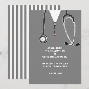 Docteur Médicale Faire-part d'études