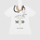 Docteur Médicale Scrub Top Personnalisé (dos)