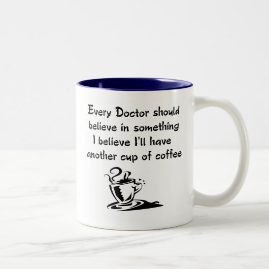 Docteur Mug pour des amants de café (Droit)