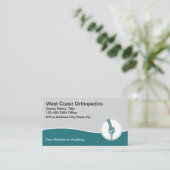 Docteur Orthopédique Médicale Carte de visite (Debout devant)
