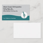 Docteur Orthopédique Médicale Carte de visite (Devant / Derrière)