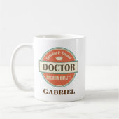 Docteur Personalized Office Mug Gift (Gauche)