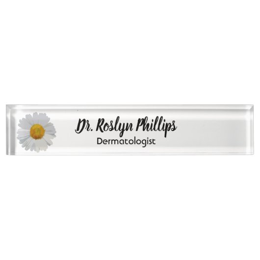 Docteur personnalisé plaque d'identification avec (Devant)