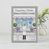 Docteur PharmD Invitation à l'obtention d'un diplô (Debout devant)