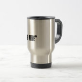 Docteur Travel Mug Nom personnalisé (Devant droit)