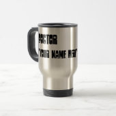 Docteur Travel Mug Nom personnalisé (Devant gauche)