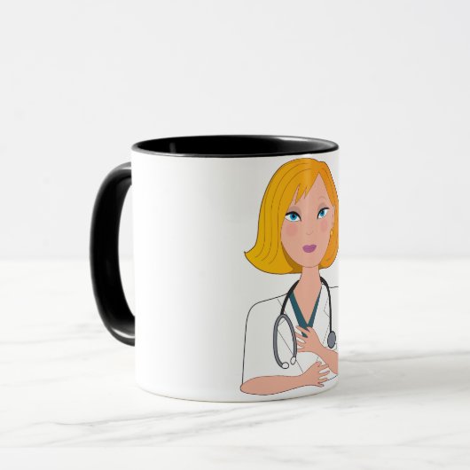 Docteur With A Stehoscope Mug (Devant gauche)