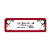 Doctor Afstuderen Etiket (Voorkant)