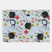 Doctor Afstuderen Gift Wrapping Paper Sheets (Voorkant 3)
