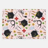 Doctor Afstuderen Gift Wrapping Paper Sheets (Voorkant 3)