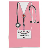 Doctor Afstuderen Medium Cadeauzakje (Achterkant)