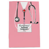 Doctor Afstuderen Medium Cadeauzakje (Voorkant)