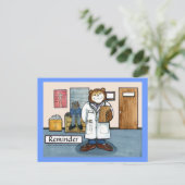 Doctor Appointherinnering Postkaart (Staand voorkant)