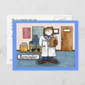 Doctor Appointherinnering Postkaart (Voorkant / Achterkant)