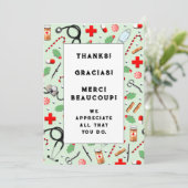 Doctor Appreciation Holiday Cards Bedankkaart (Staand voorkant)
